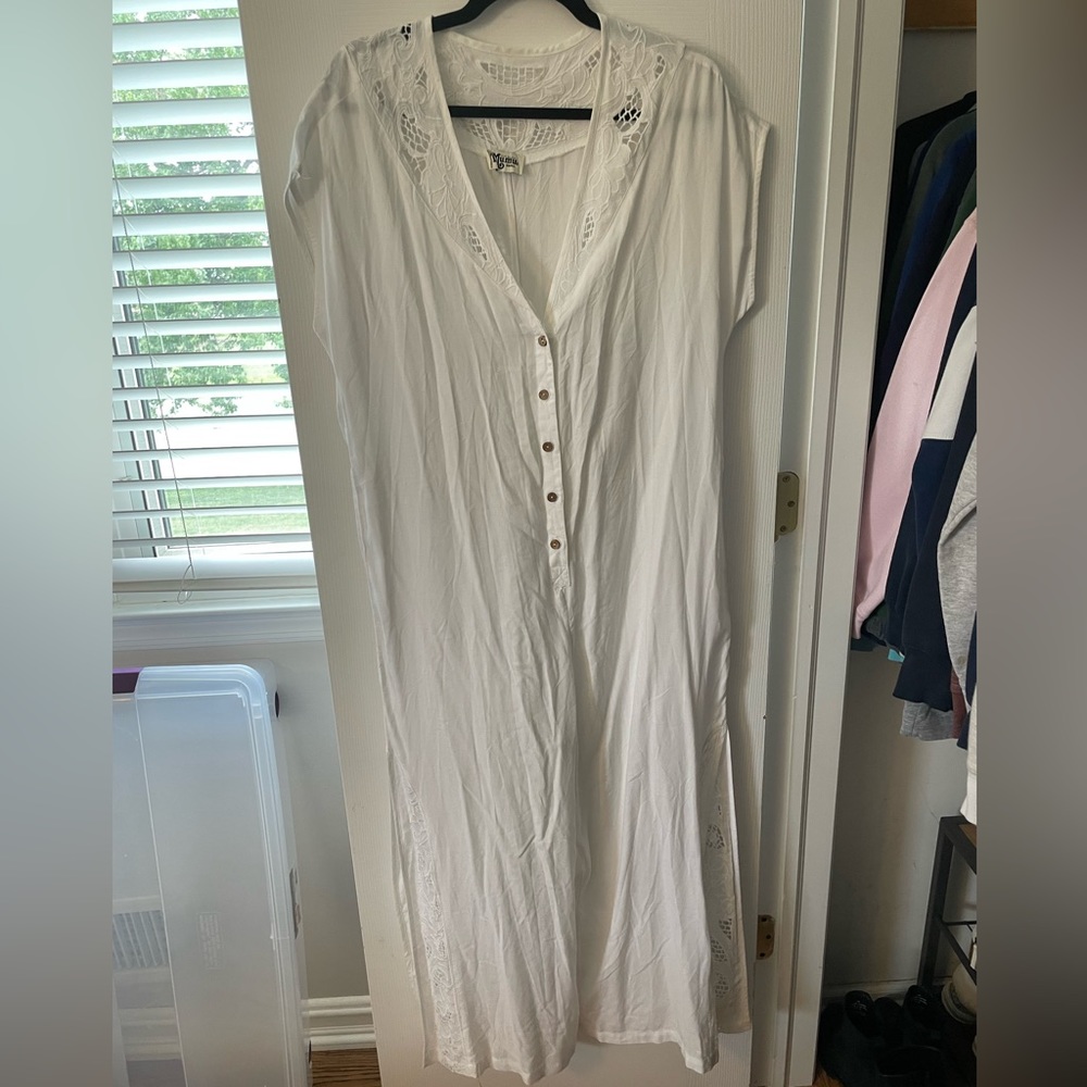 Show Me Your Mumu White Jumpsuit Beach Coverup